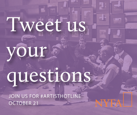 Artists, Do you have career questions? Join #ArtistHotline