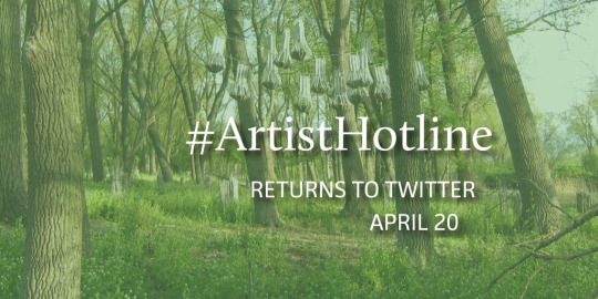 Save The Date: #ArtistHotline Returns April 20