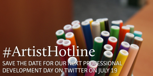Save the Date | #ArtistHotline Returns to Twitter on July 19