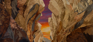 Image: An artwork depicting a slot canyon in Grand Staircase Escalante National Monument.