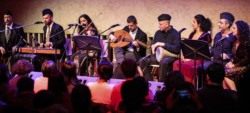 Hamid Al-Saadi with Safaafir: The Maqam of Iraq at Lincoln Center in 2019