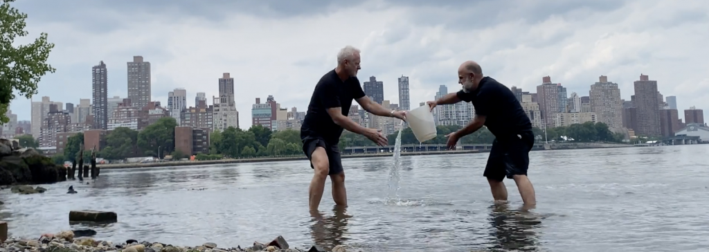 Still frame 1 of video performance "FLOOD". Shot in Queens.