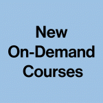 Rotating GIF that says "New On-Demand Courses" and "NYFA Learning"