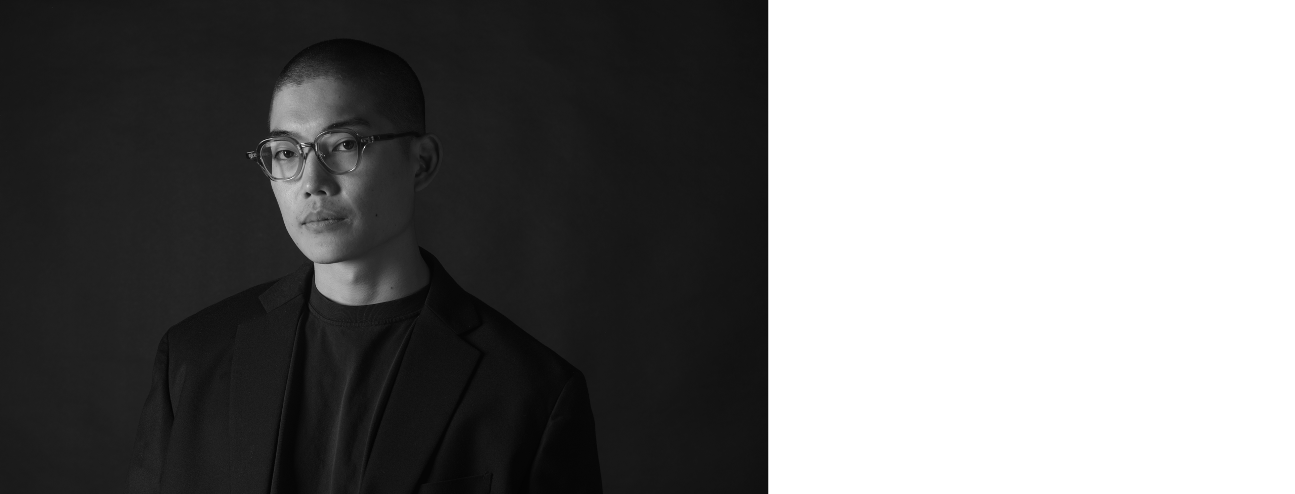 Black and white portrait of Dai Asano